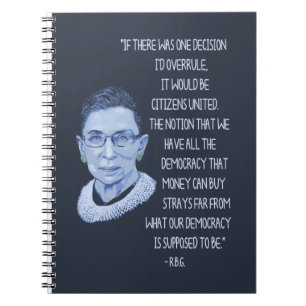 RBG Citizens United Notebook