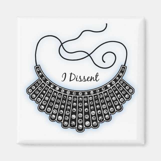 RBG - Dissent Collar Magnet (Front)