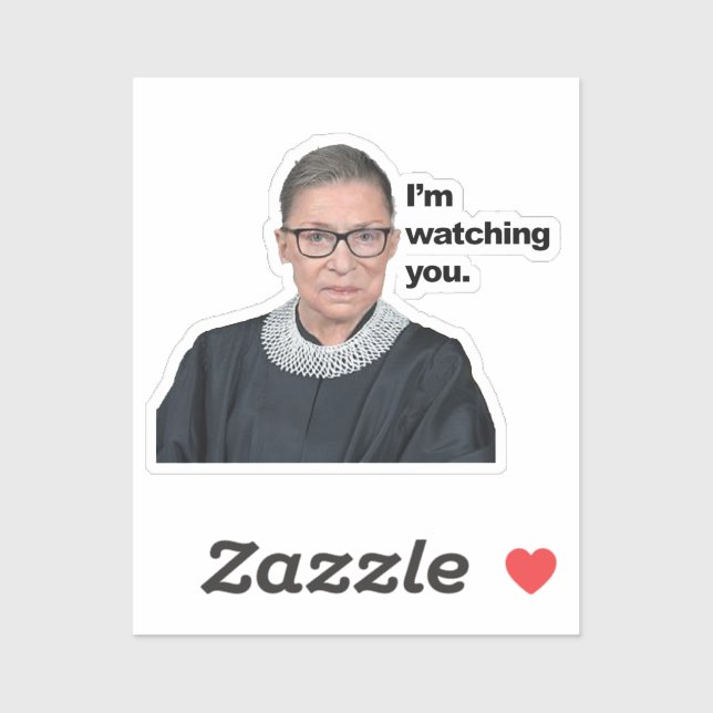 RBG "I'm watching you." sticker (Sheet)