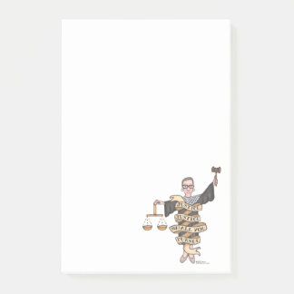 RBG "Justice, Justice Shall You Pursue" Post-it Notes