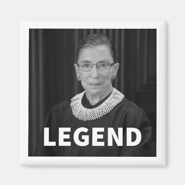 RBG "LEGEND" Magnet (Ruth Bader Ginsburg) (Front)