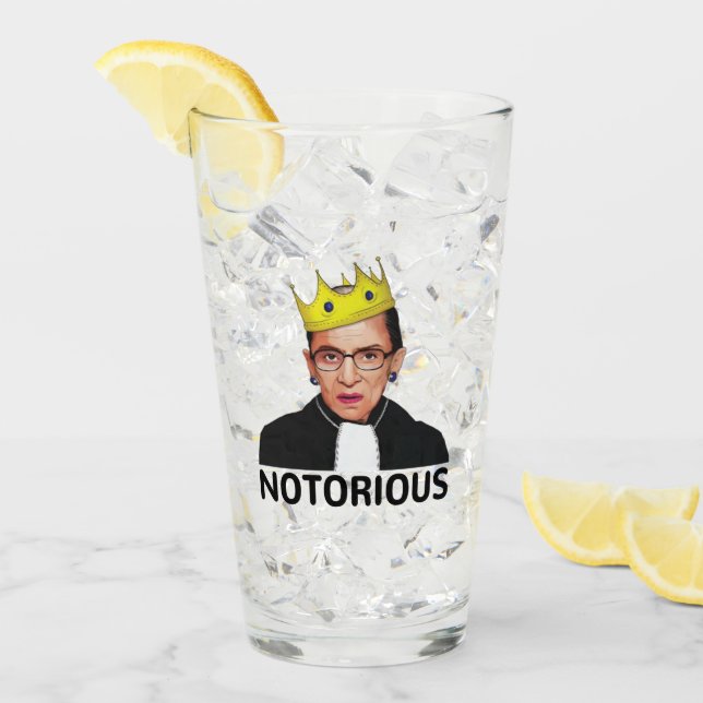 RBG Notorious Kamala Harris I'm Speaking Glass (Front Ice)