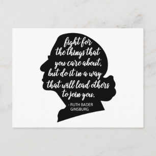 RBG Quotes, Ginsburg Quote, Ruth Bader Ginsburg Postcard