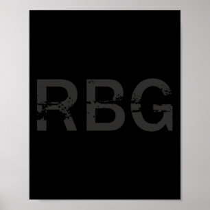 Rbg Shirt Dissent Anti Trump Political Poster