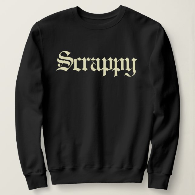 RBG tribute - Scrappy Sweatshirt (Design Front)