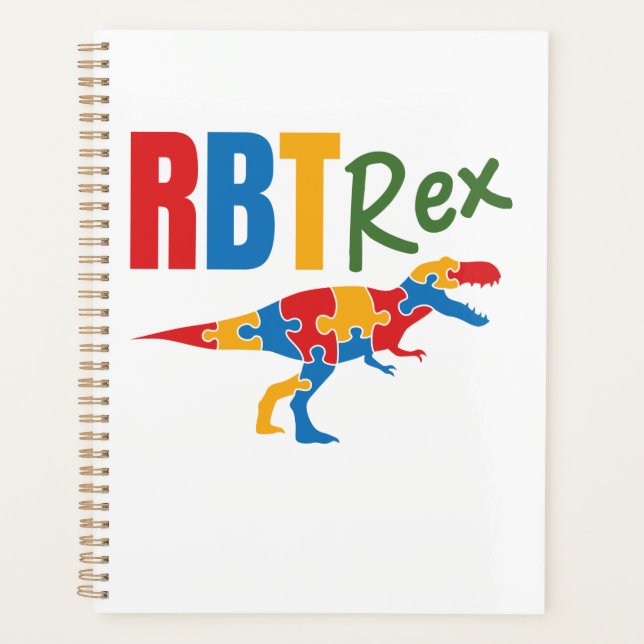 RBT Rex Registered Behaviour Technician ABA Planner (Front)