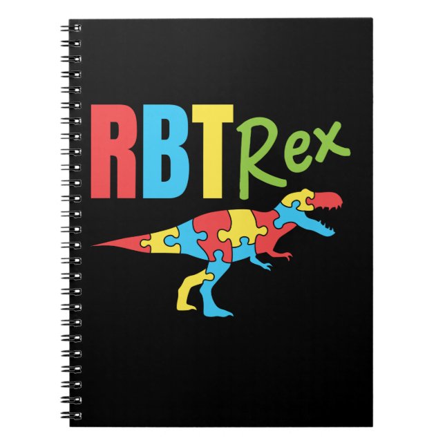 RBT Rex Registered Behavioural Therapist Notebook (Front)