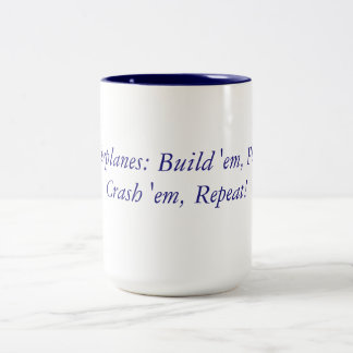 RC Aeroplanes Mantra Two-Tone Coffee Mug