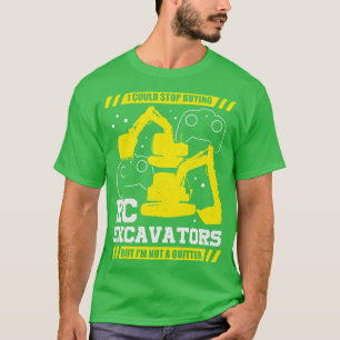 RC Excavator Construction Vehicle Digger Gift T-Shirt