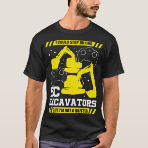 RC Excavator Construction Vehicle Digger Gift T-Shirt
