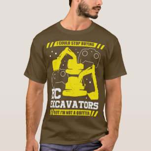 RC Excavator Construction Vehicle Digger Gift T-Shirt