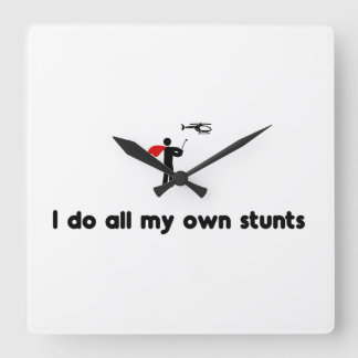 RC Helicopter Hero Square Wall Clock