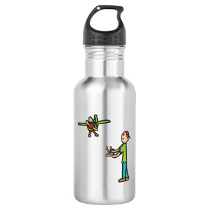 RC Model Aeroplane Flying 532 Ml Water Bottle