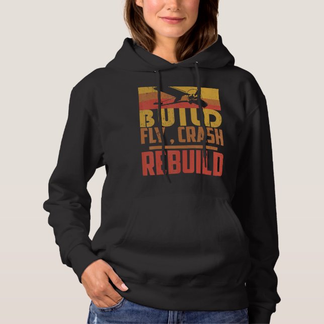Rc Pilot Model Aeroplane Pilot Model Flight Rc Air Hoodie (Front)