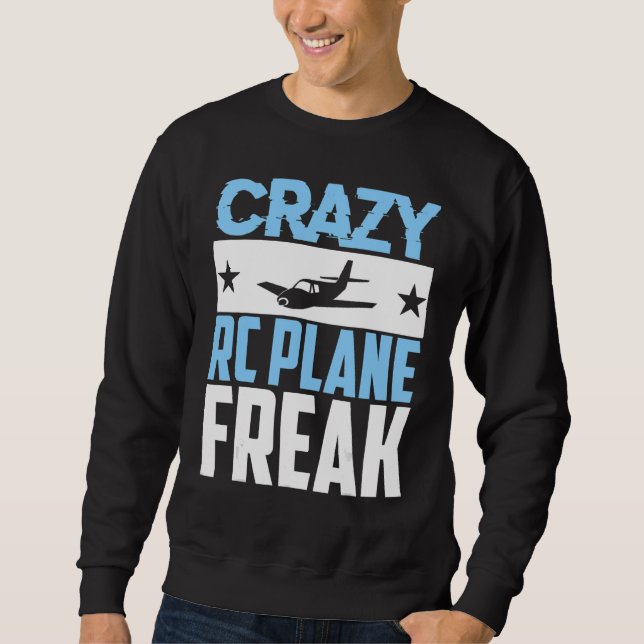 Rc Pilot Model Aeroplane Pilot Model Flight Rc Air Sweatshirt (Front)