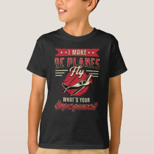 RC Plane Aeroplane Pilot Aircraft Funny RC Planes T-Shirt