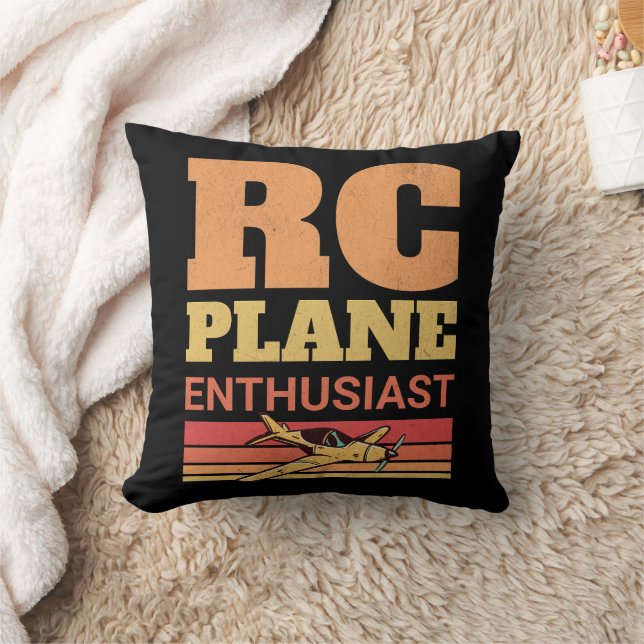 RC Plane Enthusiast Remote Control Aeroplanes Love Cushion (Blanket)