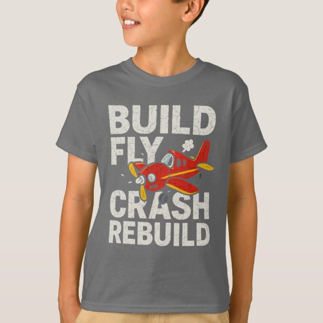 RC Plane Gift RC Pilot Model Aeroplane T-Shirt (Front)