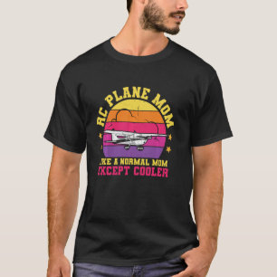 RC Plane Mum Vintage Women Remote Control Retro T-Shirt