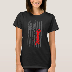 RC Racing American Flag Radio Control RC Car T-Shirt
