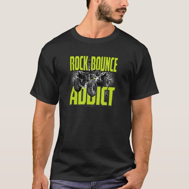 Rc Rock Bouncer Hill Climbing Offroad Racing T-Shirt (Front)