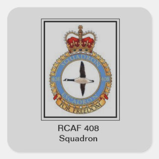 rcaf 408 square sticker