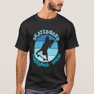 Rcelona Skateboarder Urn Skateboarding 4 T-Shirt