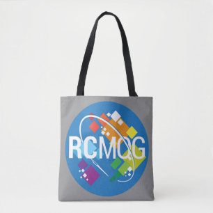 RCMQG Logo Tote Bag--Grey Bag