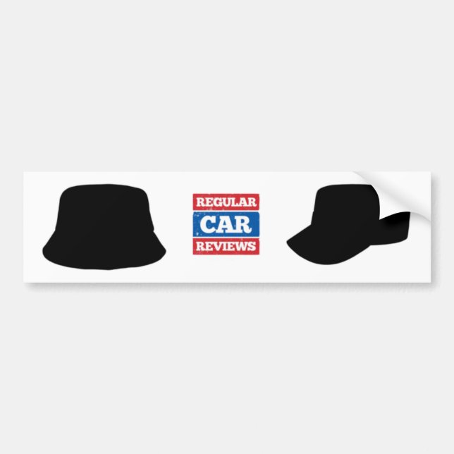 RCR Hats Off Bumper Sticker (Front)