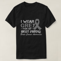 RD Custom Brain Cancer Shirt, I Wear Grey