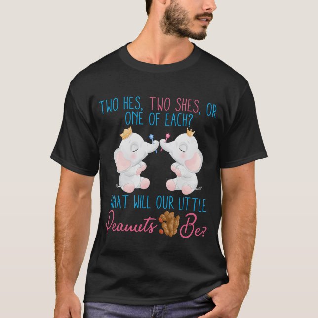 RD Gender Reveal Twins Baby Matching Shirt (Front)