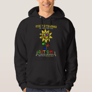 Rd Keep Staring You Might Cure My Autism Puzzle Hoodie