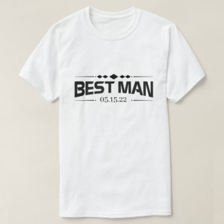 RD Personalised Bachelor Party Shirts, Best Man T-Shirt