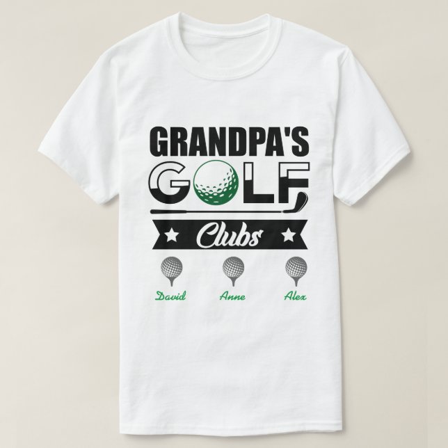 RD Personalised Grandpa’s Golf Club T-Shirt (Design Front)