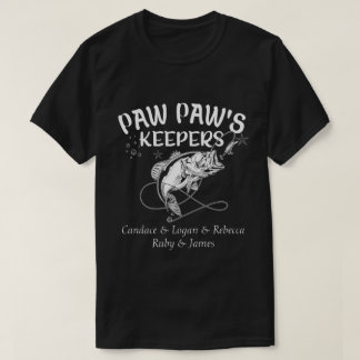 RD Personalised Pawpaw's Keepers Fishing Shirt