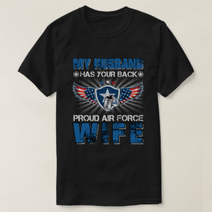 RD Personalized Air Force Shirt, My Husband  T-Shirt