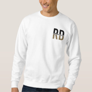 RD Registered Dietician Cheetah Print RD Gifts Sweatshirt