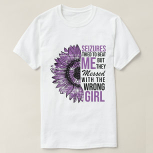 RD Seizures Tried To Beat Me, Epilepsy Awareness T-Shirt