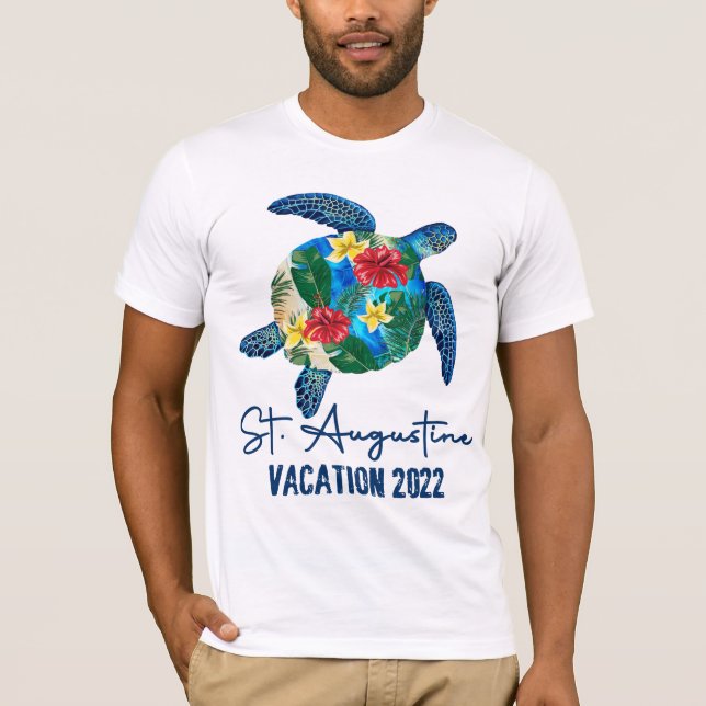 RD St Augustine Sea Turtle Florida Family Vacation T-Shirt (Front)