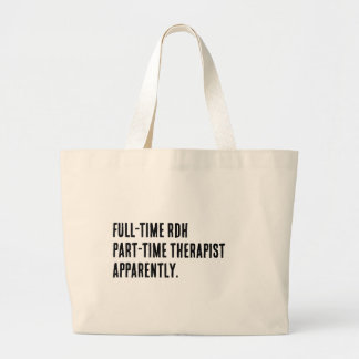 RDH and Therapist gift tote bag- dental hygienist 