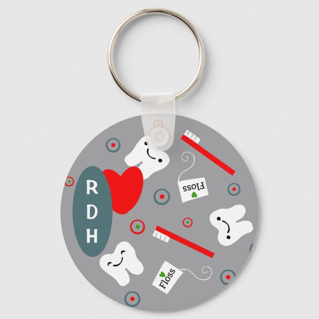 RDH Dental/ Tooth Key Ring (Front)