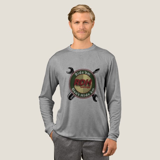 RDH Garage Big Logo Tri-Blend Shirt (Full Front)