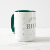 RDHDental Hygienist Personalised Minimalist Patina