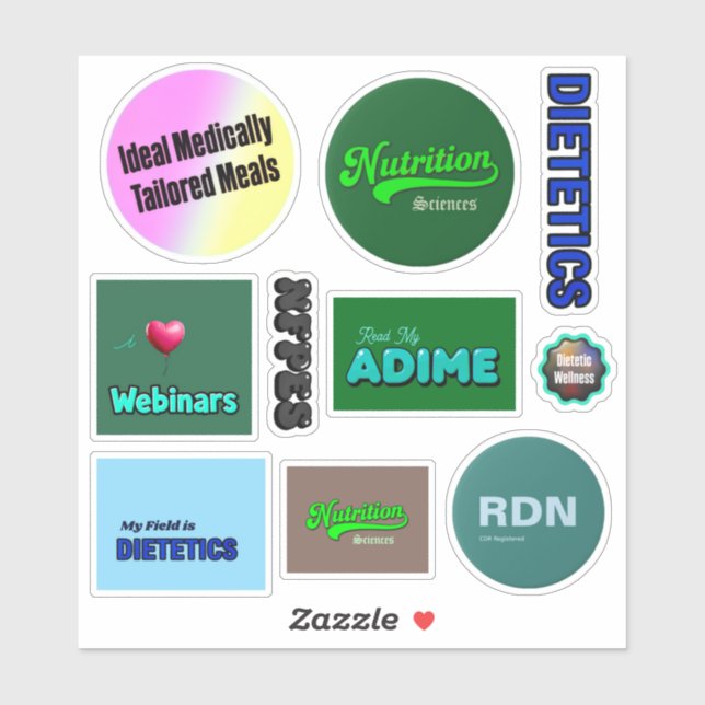 RDN Stickers - Variety Page 2 + ADIME (Sheet)