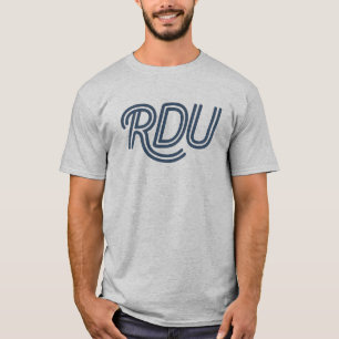 RDU Raleigh Durham Airport Code – NC Travel T-Shirt