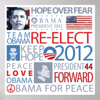 Re-elect Obama Poster