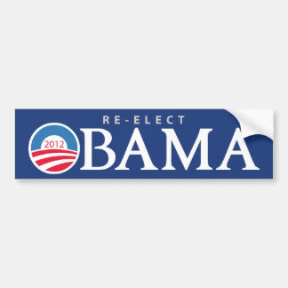 Re-Elect President Obama 2012 Bumpersticker Bumper Sticker