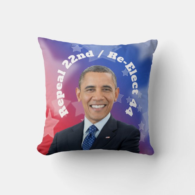 Re-Elect President Obama Cushion (Front)