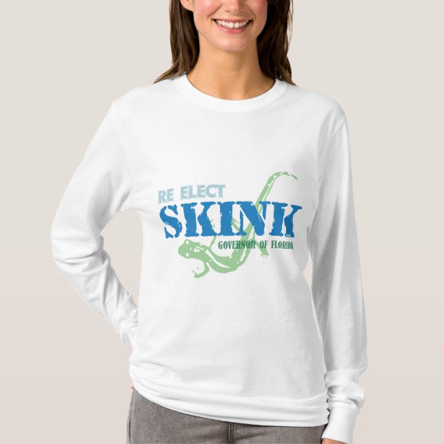 RE-ELECT SKINK T-Shirt (Front)