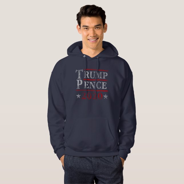 Re-elect Trump Pence 2020 Election Hoodie (Front Full)